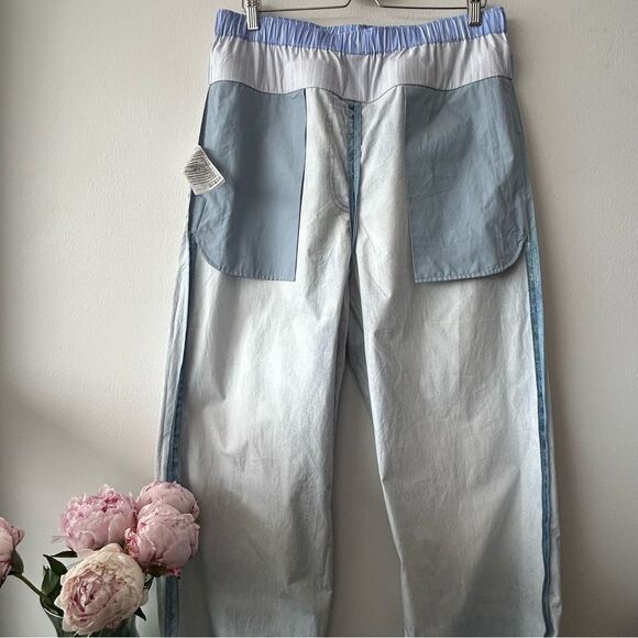 NWOT Acne Studios PRINTED TROUSERS in Light blue - Picture 12 of 16